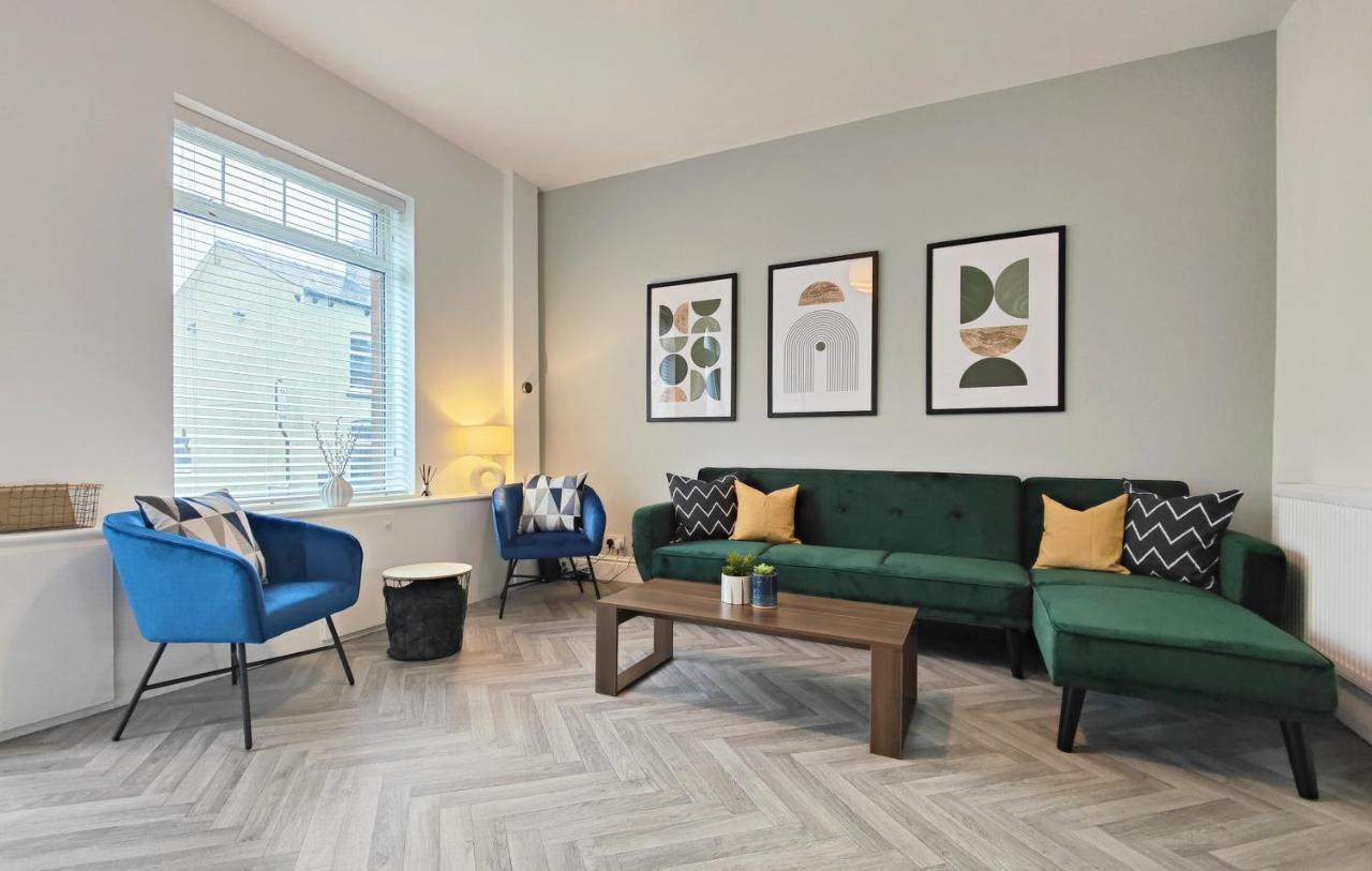 Stott House - Bright Spacious Townhouse 15 Minutes To Central Manchester With Free Parking Exterior foto
